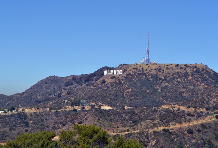 dove vedere scritta Hollywood